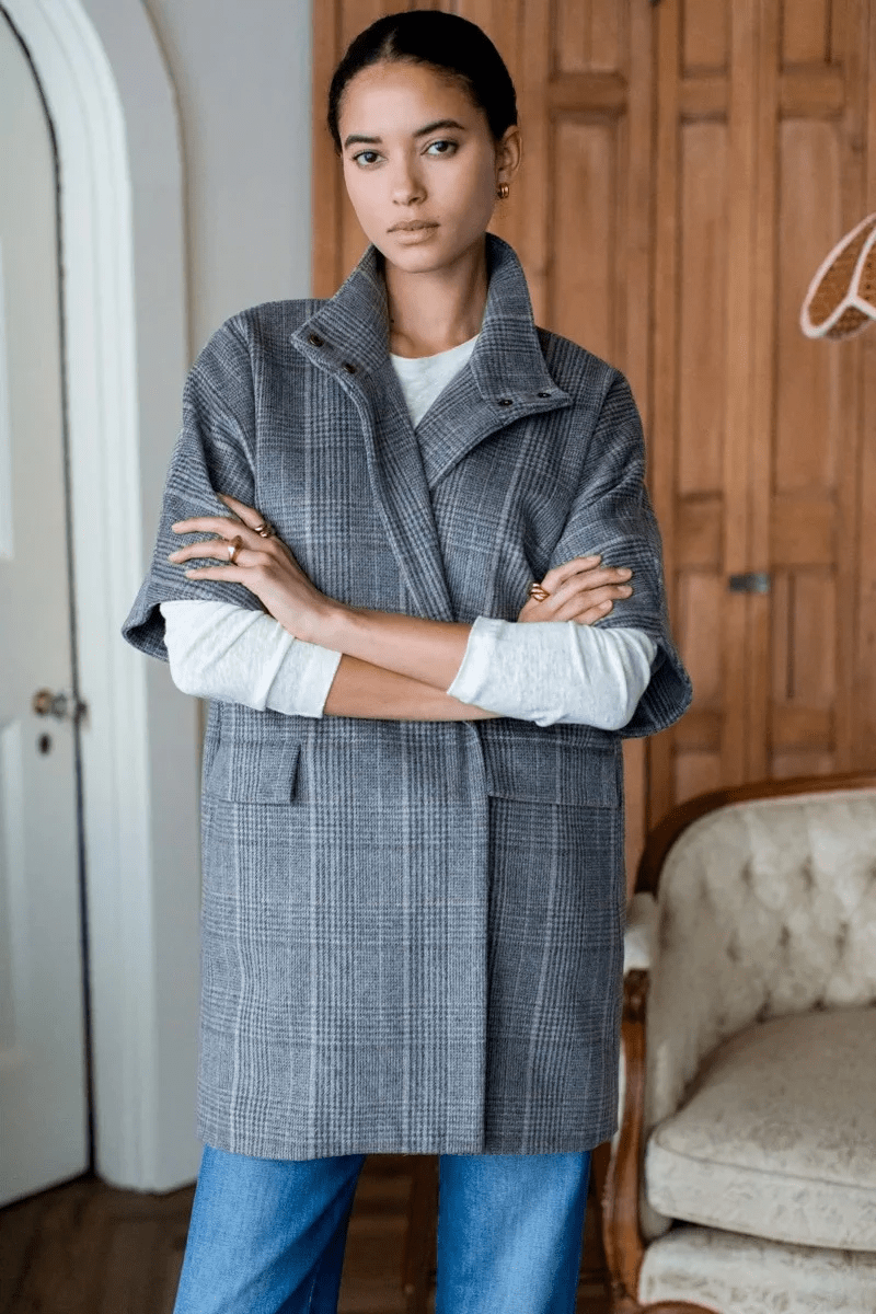 Outerwear - Emerson Fry - Layering Jacket - Greyson Plaid - Archery Close