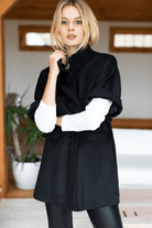 Outerwear - Emerson Fry - Layering Jacket in Black Wool Cashmere - Archery Close