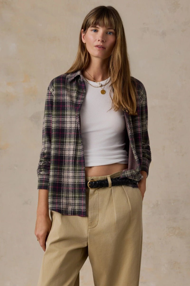 Faherty Brand Legend Sweater Classic Shirt - Sugar Hill Plaid
