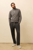 Sweater - Faherty Brand - Legend Sweater Quarter Zip - Archery Close