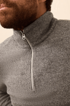 Sweater - Faherty Brand - Legend Sweater Quarter Zip - Archery Close