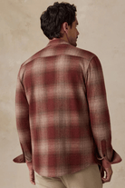 Shirts & Tops - Faherty Brand - Legend Sweater Shirt in Cedar Ombre Plaid - Archery Close