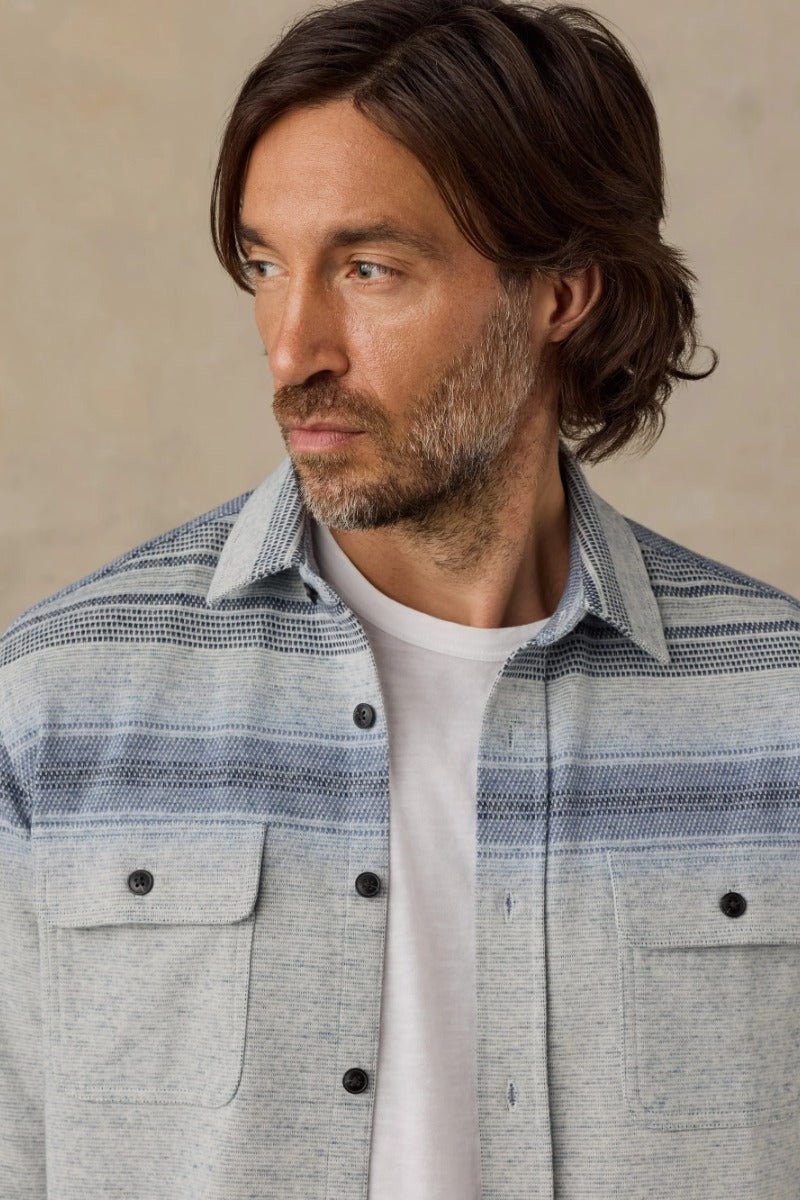 Faherty Brand Legend Sweater Shirt - River Stone Ombre