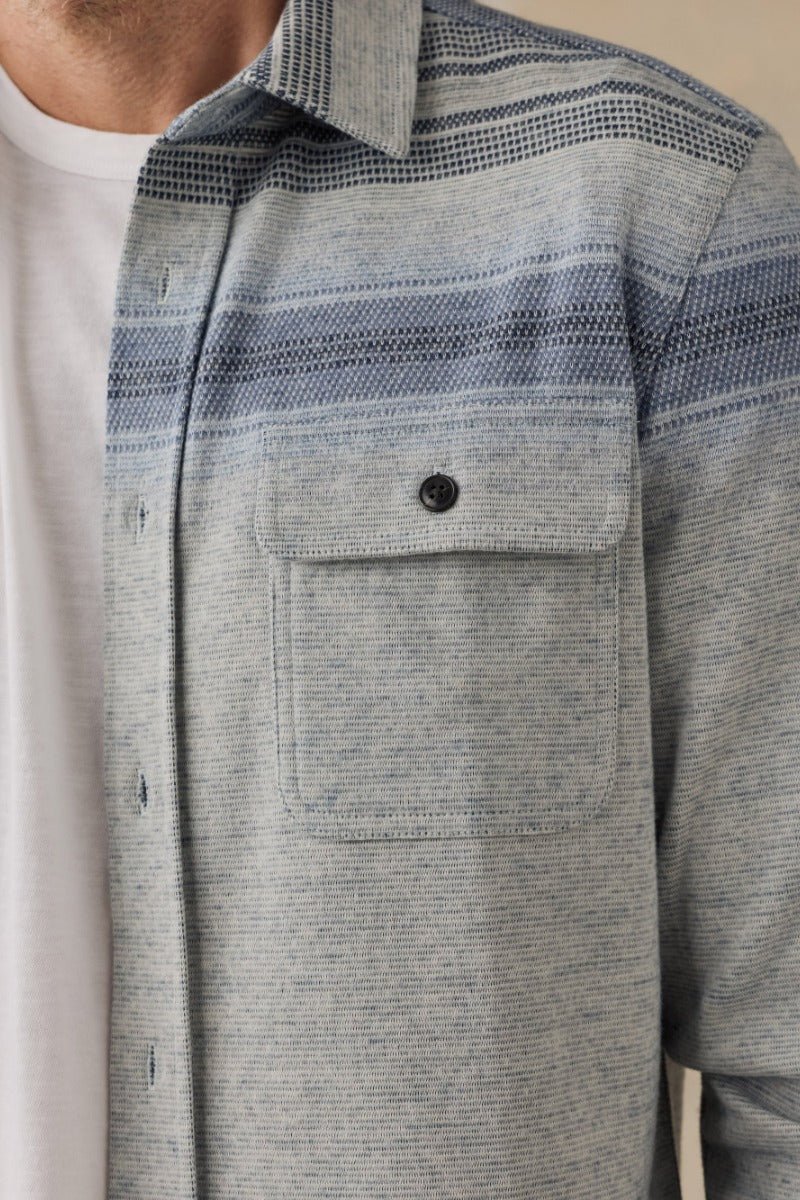 Faherty Brand Legend Sweater Shirt - River Stone Ombre