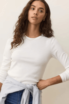 Shirts & Tops - Marine Layer - Lexi Rib Sun - In Longsleeve Crew Tee - Archery Close