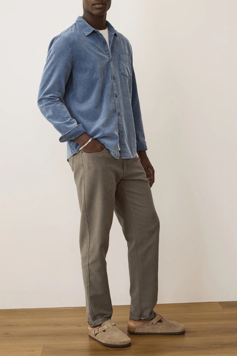 Shirts & Tops - Marine Layer - Lightweight Corduroy Shirt - Archery Close