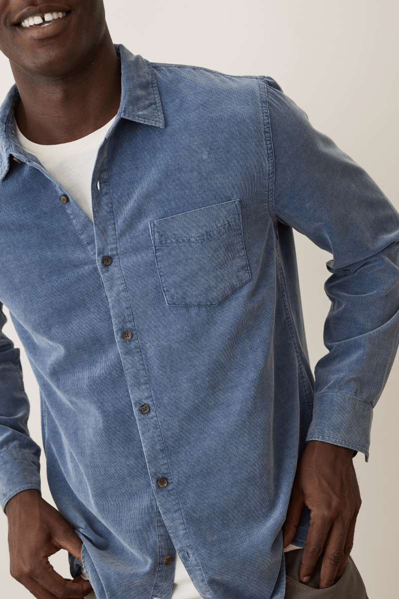 Shirts & Tops - Marine Layer - Lightweight Corduroy Shirt - Archery Close