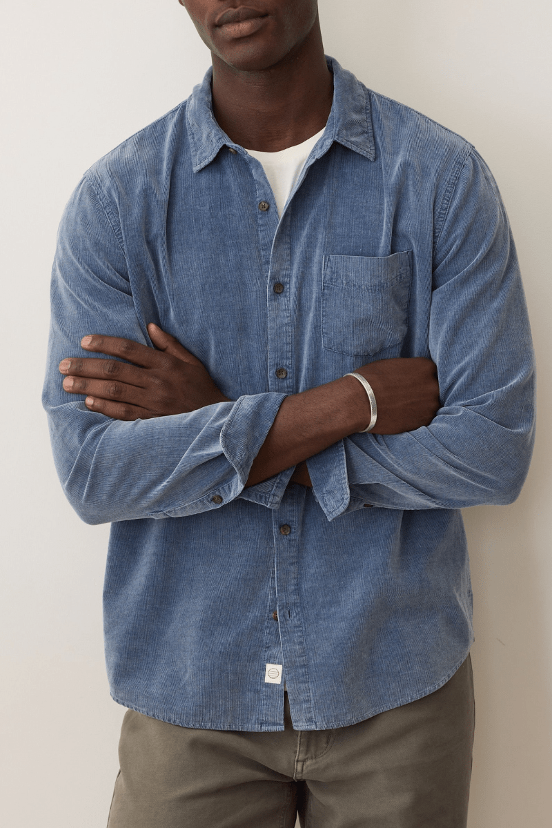 Shirts & Tops - Marine Layer - Lightweight Corduroy Shirt - Archery Close