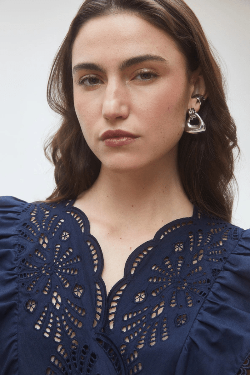 Shirts & Tops - Suncoo Paris - Lila Sleeveless Blouse - Archery Close