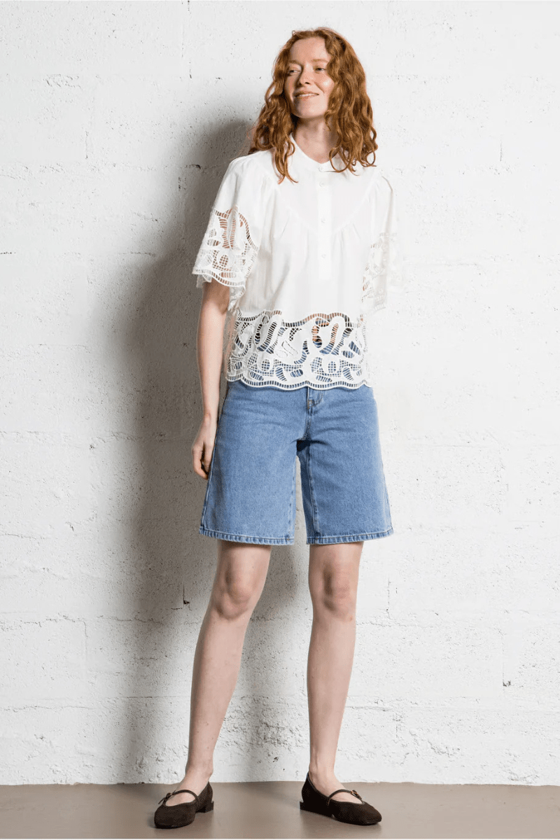 Shirts & Tops - Suncoo Paris - Linda Blouse - Archery Close
