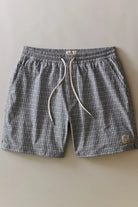 Marine Layer Lined Sport & Swim Short 6" - Green Matchstick Print