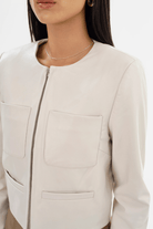 Outerwear - Lamarque - Linette Jacket in Whisper White - Archery Close