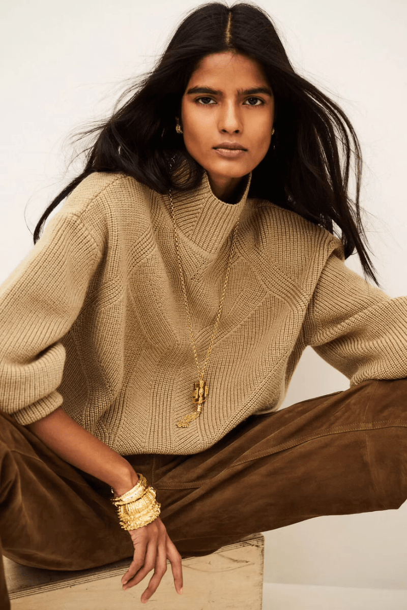 Sweater - ba&sh - Lola Sweater - Archery Close