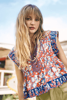 Shirts & Tops - Hunter Bell - Lola Top in Tapestry Floral - Archery Close