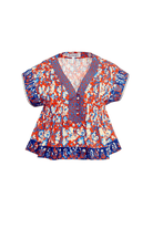 Shirts & Tops - Hunter Bell - Lola Top in Tapestry Floral - Archery Close