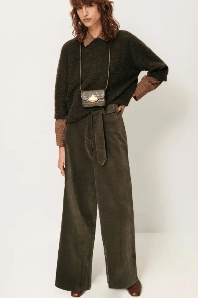 Sweater - Sessun - London Sweater in Lichen Mix - Archery Close