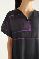 Dresses - Cotelac - Long Graphic Dress - Archery Close