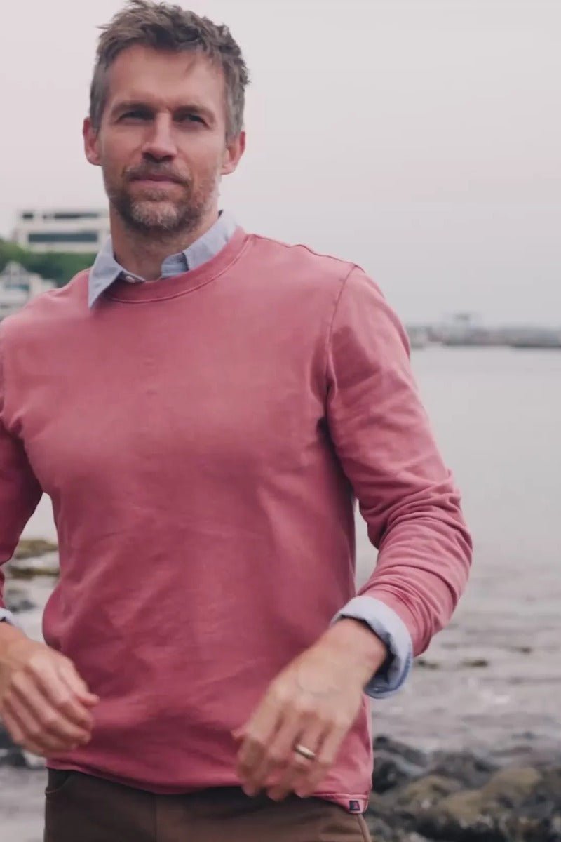 Faherty Brand Long-Sleeve Recycled Terry Tee