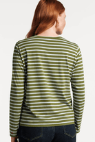 Shirts & Tops - Frances Valentine - Long Sleeve Striped Tee Shirt - Archery Close
