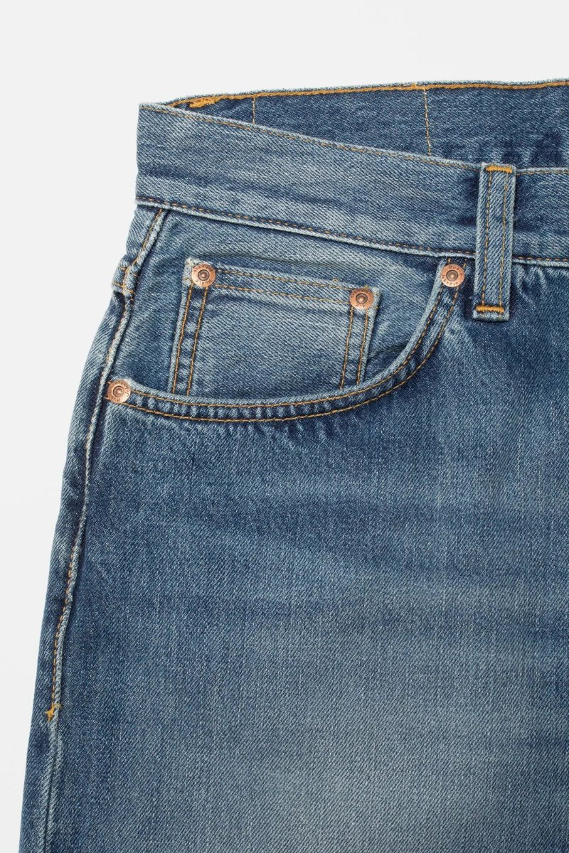 Jeans - Nudie Jeans - Loud Larry Gravel Stone - Archery Close