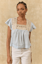 Shirts & Tops - Louise Misha - Louvi Blouse - Archery Close