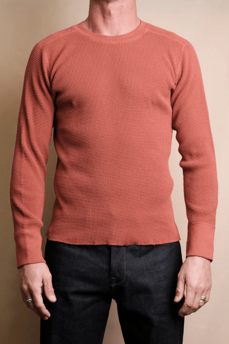 Shirts & Tops - Freenote Cloth - LS Thermal in Picante - Archery Close