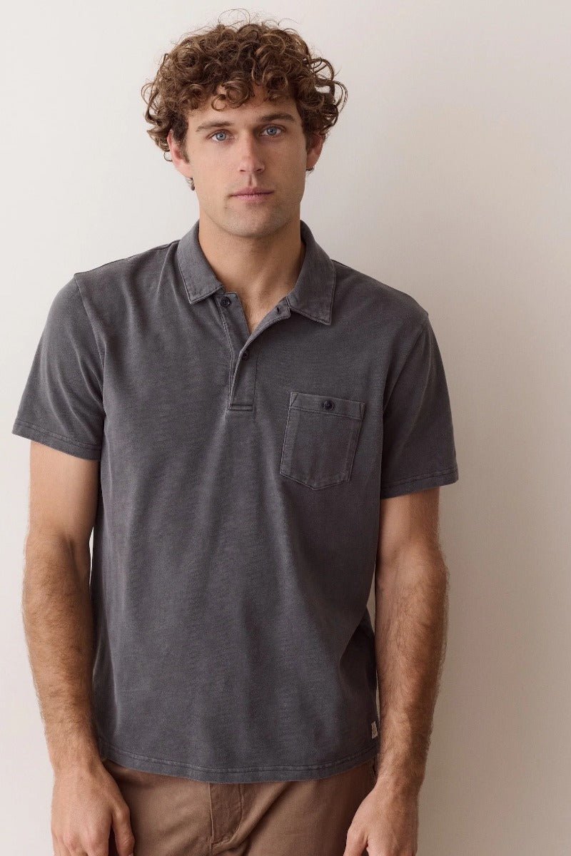 Marine Layer Luxe Slub Pocket Polo