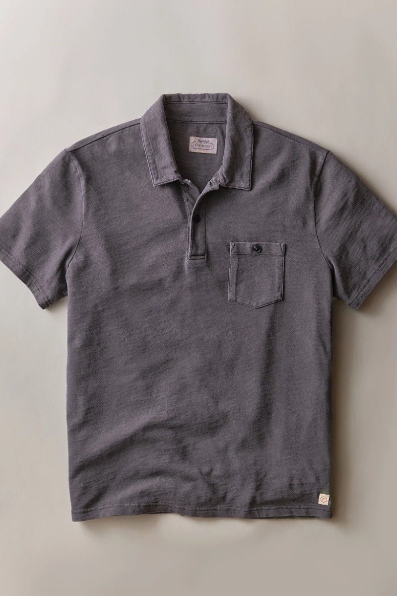 Marine Layer Luxe Slub Pocket Polo
