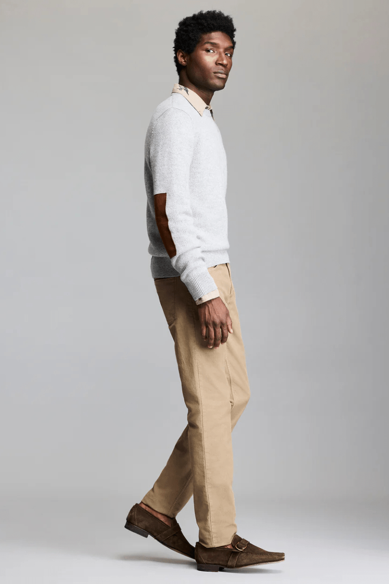 Sweatshirts - Billy Reid - Luxury Dover Sweater in Grey - Archery Close