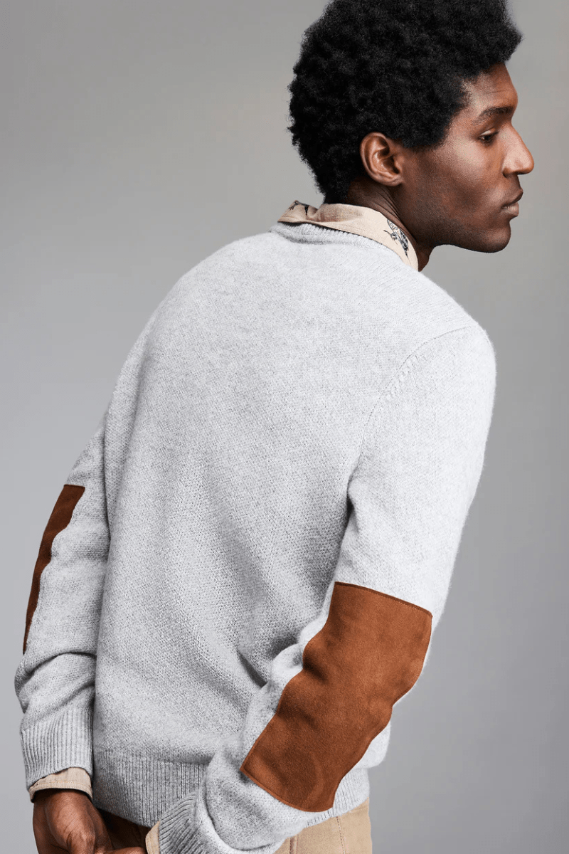 Sweatshirts - Billy Reid - Luxury Dover Sweater in Grey - Archery Close