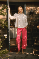 Pants - Hunter Bell - Mabel Pant in Peony - Archery Close