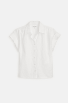 Shirts & Tops - Alex Mill - Maddie Blouse in Linen - White - Archery Close