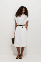 Shirts & Tops - Alex Mill - Maddie Blouse in Linen - White - Archery Close