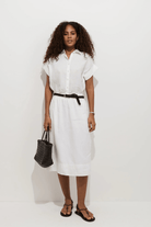 Shirts & Tops - Alex Mill - Maddie Blouse in Linen - White - Archery Close