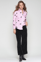 Shirts & Tops - Vilagallo - Mafalda shirt in pink stripes - Archery Close
