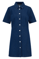 Dresses - Barbour - Maia Denim Mini Dress - Archery Close
