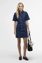 Dresses - Barbour - Maia Denim Mini Dress - Archery Close