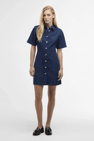 Dresses - Barbour - Maia Denim Mini Dress - Archery Close