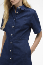 Dresses - Barbour - Maia Denim Mini Dress - Archery Close