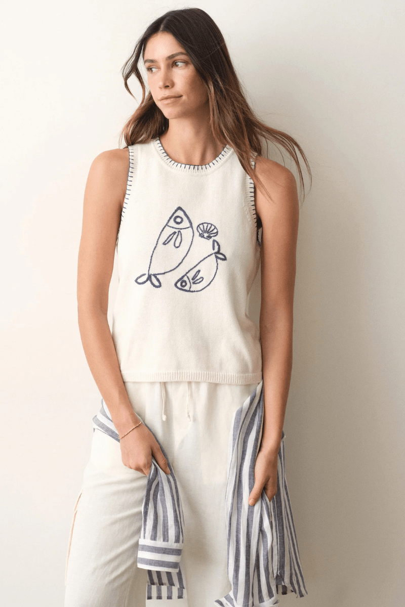 Shirts & Tops - Marine Layer - Marisol Sweater Tank - Archery Close