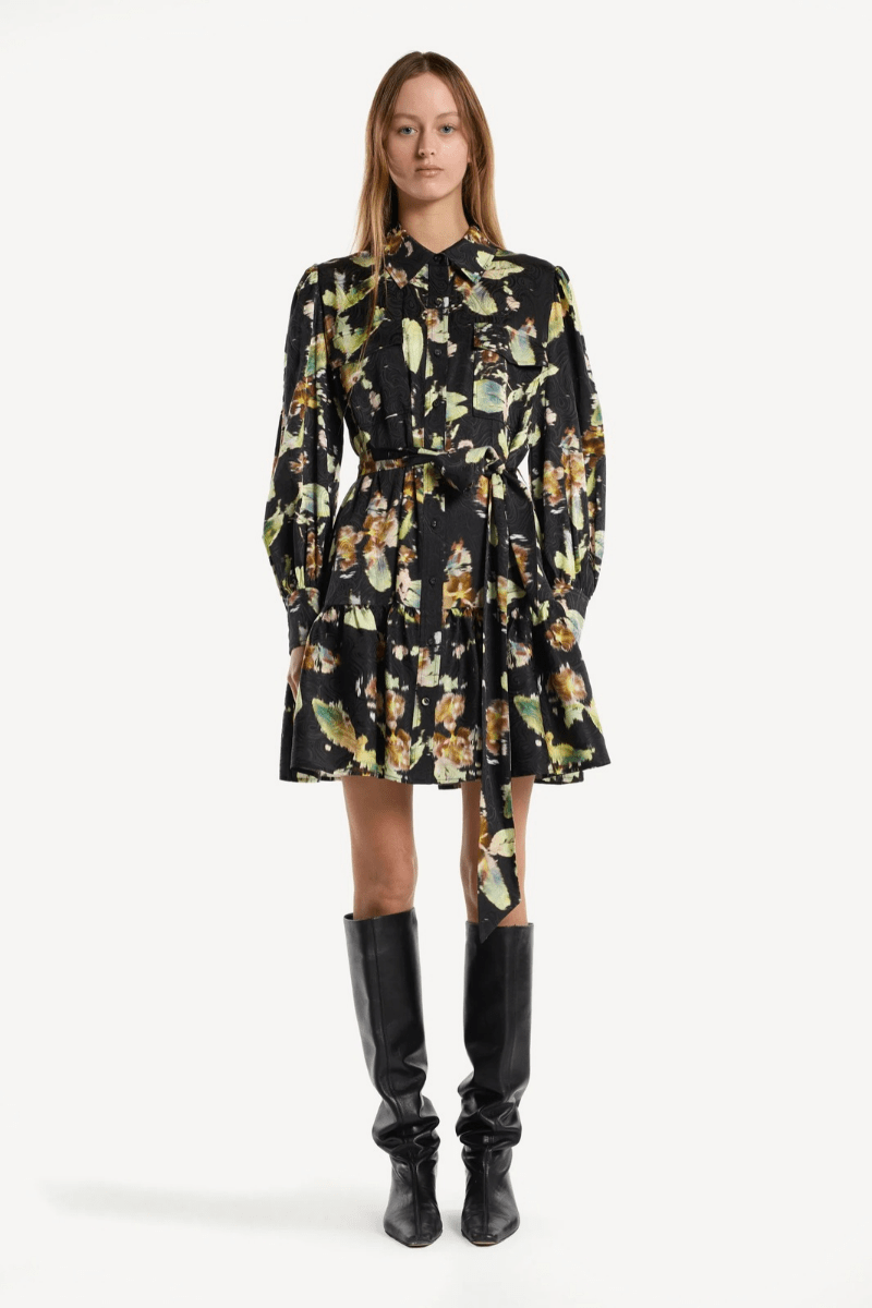 Dresses - Christy Lynn - Maxine Dress in Nightfall - Archery Close