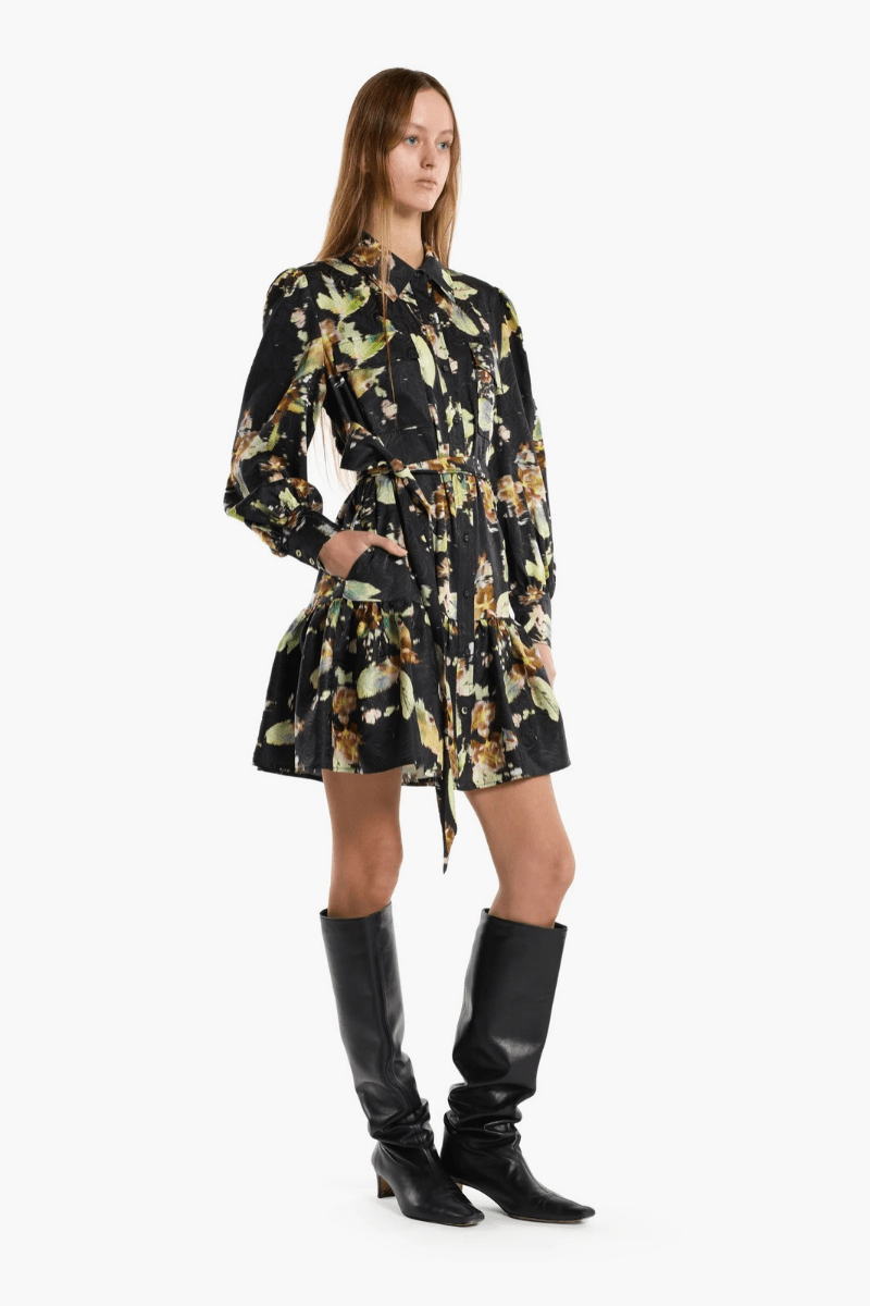 Dresses - Christy Lynn - Maxine Dress in Nightfall - Archery Close