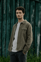 Shirts & Tops - Road to Nowhere Clothing - Men's Cameron Overshirt in Double Cloth Dobby - Archery Close