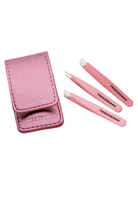 Hair & Skincare - Tweezerman - Micro Mini Tweezer Set in Pink - Archery Close
