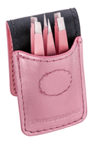 Hair & Skincare - Tweezerman - Micro Mini Tweezer Set in Pink - Archery Close