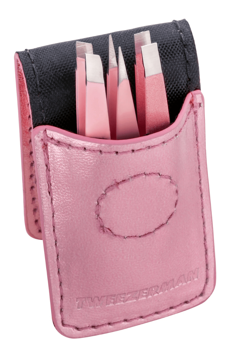 Hair & Skincare - Tweezerman - Micro Mini Tweezer Set in Pink - Archery Close