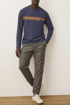 T-Shirt - Marine Layer - Midweight Air Crew Tee - Archery Close