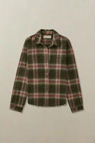 Shirts & Tops - Road to Nowhere Clothing - Mila Flannel in Wine Plaid - Archery Close