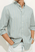 Shirts & Tops - Alex Mill - Mill Striped Shirt In Cotton Poplin - Archery Close
