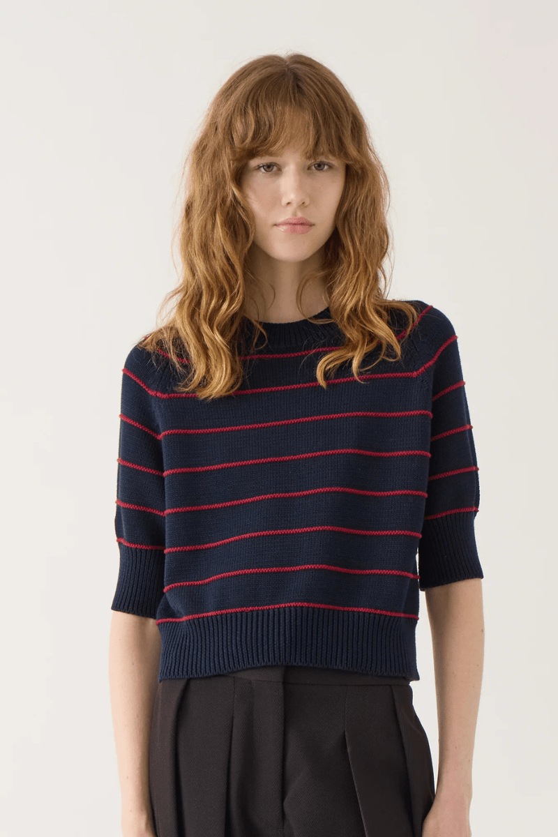 Sweater - DemyLee - Milliana Cotton Top - Archery Close